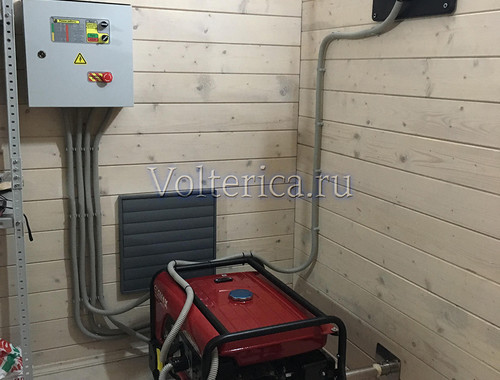 Установка Elemax SH 7600 ES-RS c АВР и системой вентиляции 