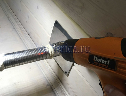 Система газовыхлопа для генератора