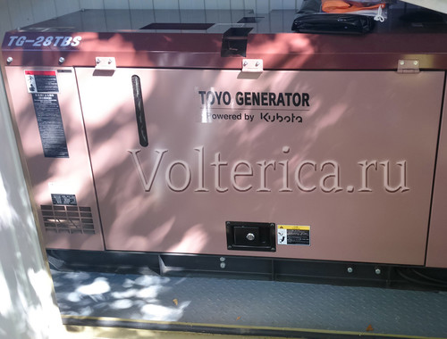 Генератор TOYO в блок контейнере